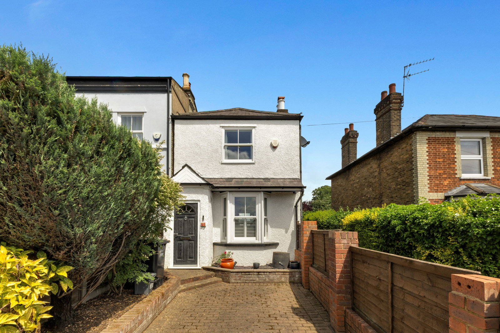 Front elevation of the detached house on New Road, Croxley Green